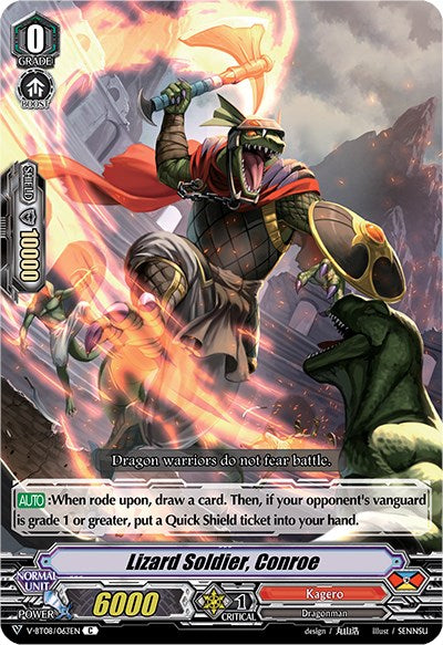 Lizard Soldier, Conroe (V-BT08/063EN C) [Silverdust Blaze]