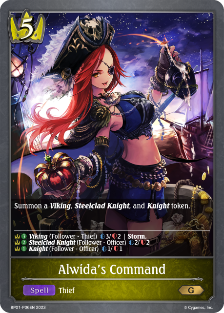 Alwida's Command (Foil) (BP01-P06EN) [Advent of Genesis]