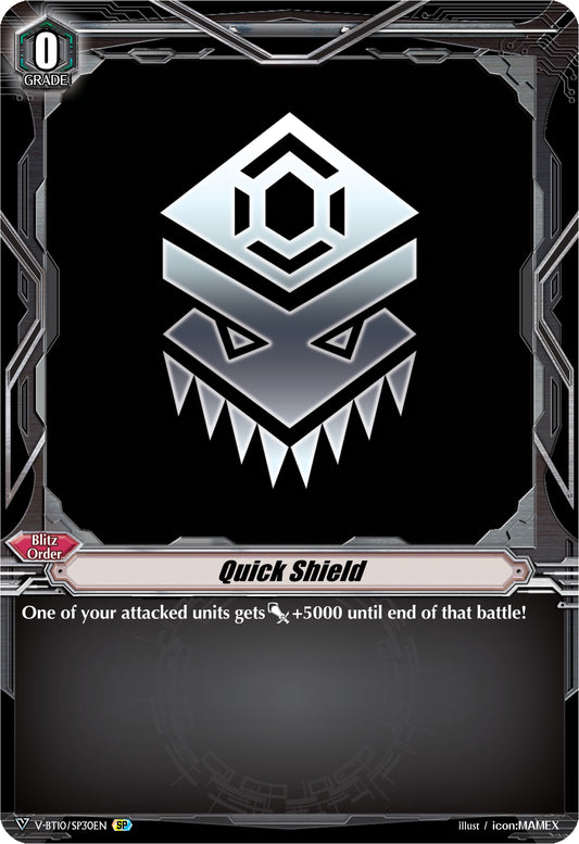 Quick Shield (Tachikaze) (V-BT10/SP30EN) [Phantom Dragon Aeon]
