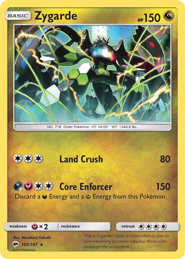 Zygarde (100/147) [Sun & Moon: Burning Shadows]