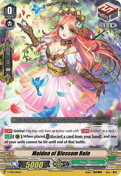 Maiden of Blossom Rain (V-TD12/014EN) [Ahsha]