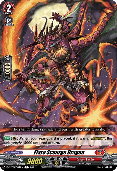 Flare Scourge Dragon (D-BT03/061EN) [Advance of Intertwined Stars]