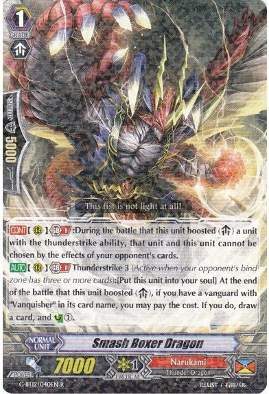 Smash Boxer Dragon (G-BT12/040EN) [Dragon King's Awakening]