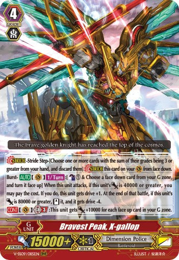 Bravest Peak, X-gallop (V-SS09/085EN) [Revival Selection]