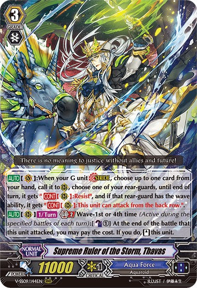 Supreme Ruler of the Storm, Thavas (V-SS09/144EN) [Revival Selection]