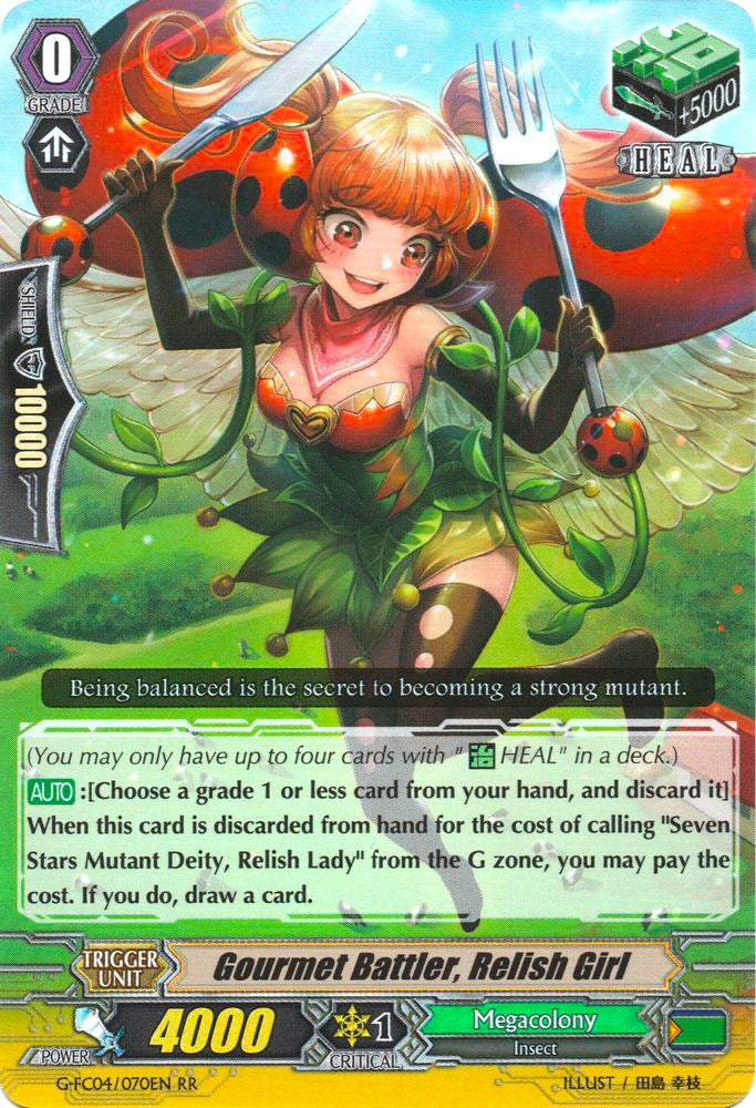 Gourmet Battler, Relish Girl (G-FC04/070EN) [Fighters Collection 2017]