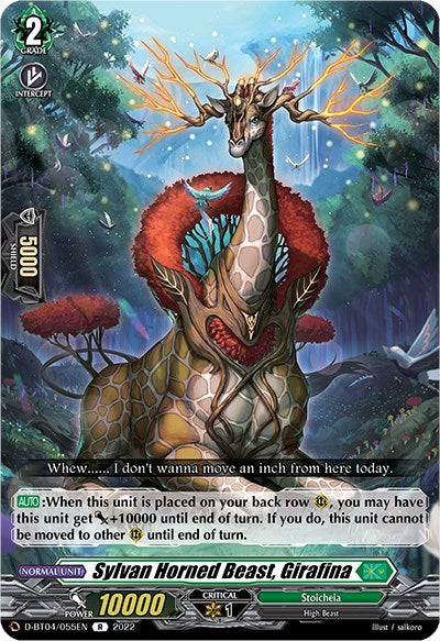 Sylvan Horned Beast, Girafina (D-BT04/055EN) [Awakening of Chakrabarthi]