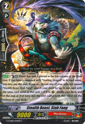 Stealth Beast, Stab Fang (G-TCB02/044EN) [The GENIUS STRATEGY]