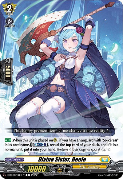 Divine Sister, Benie (D-BT06/089EN) [Blazing Dragon Reborn]