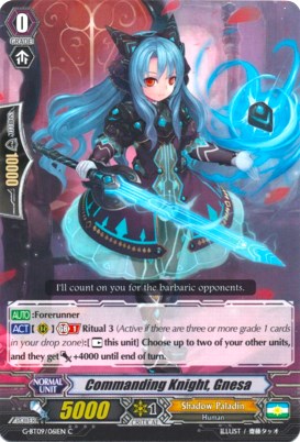 Commanding Knight, Gnesa (G-BT09/061EN) [Divine Dragon Caper]