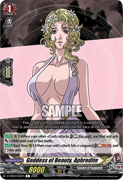 Goddess of Beauty, Aphrodite (D-TB02/032EN) [Record of Ragnarok]