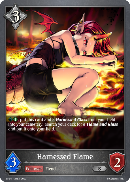 Harnessed Flame (Foil) (BP01-P34EN) [Advent of Genesis]