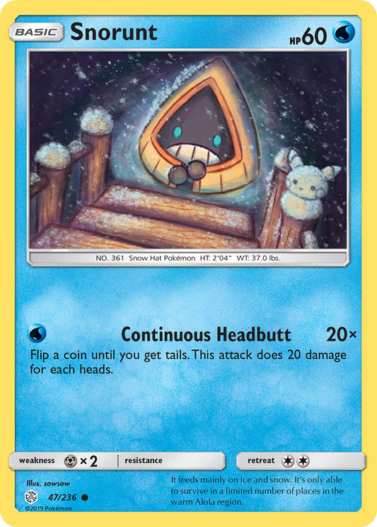 Snorunt (47/236) [Sun & Moon: Cosmic Eclipse]