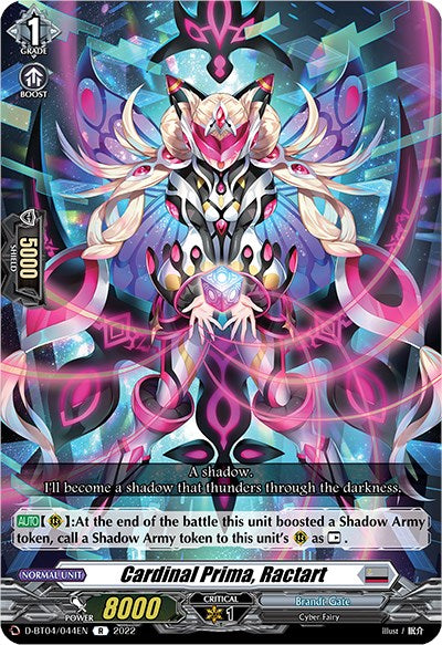 Cardinal Prima, Ractart (D-BT04/044EN) [Awakening of Chakrabarthi]