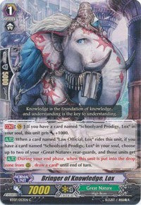 Bringer of Knowledge, Lox (BT07/053EN) [Rampage of the Beast King]