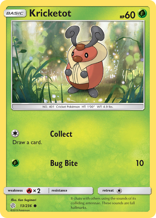 Kricketot (13/236) [Sun & Moon: Cosmic Eclipse]