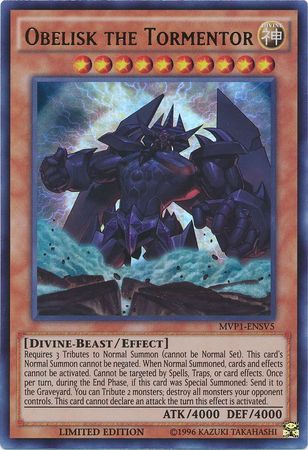 Obelisk the Tormentor [MVP1-ENSV5] Ultra Rare