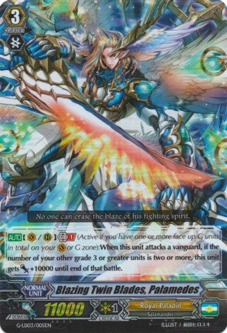 Blazing Twin Blades, Palamedes (RRR) (G-LD03/005EN) [G-Legend Deck Vol.3: The Blaster]