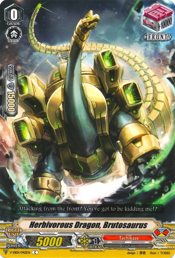 Herbivorous Dragon, Brutosaurus (V-EB01/042EN) [The Destructive Roar]