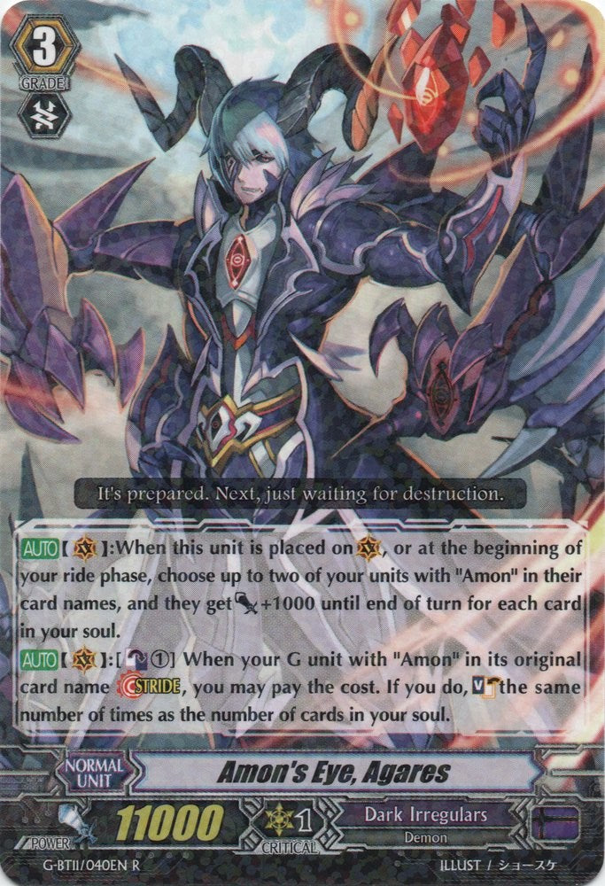 Amon's Eye, Agares (G-BT11/040EN) [Demonic Advent]