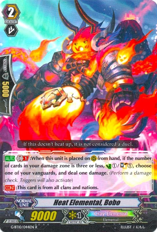 Heat Elemental, Bobo (G-BT10/044EN) [Raging Clash of the Blade Fangs]