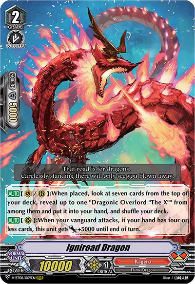 Igniroad Dragon (V-BT08/009EN RRR) [Silverdust Blaze]