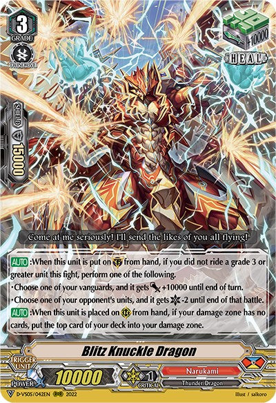 Blitz Knuckle Dragon (D-VS05/042EN) [V Clan Collection Vol.5]