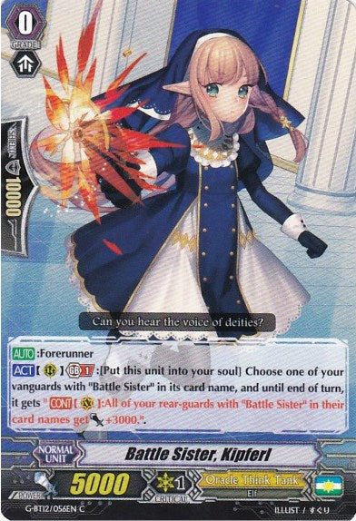 Battle Sister, Kipferl (G-BT12/056EN) [Dragon King's Awakening]