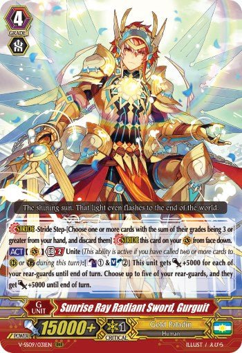 Sunrise Ray Radiant Sword, Gurguit (V-SS09/031EN) [Revival Selection]