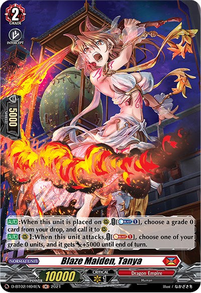 Blaze Maiden, Tanya (D-BT02/H04EN) [A Brush with the Legends]