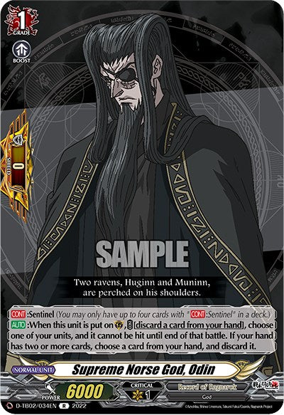 Supreme Norse God, Odin (D-TB02/034EN) [Record of Ragnarok]
