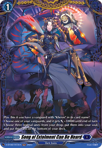 Song of Extolment Can Be Heard (D-BT08/FR10EN) [Minerva Rising]