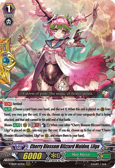 Cherry Blossom Blizzard Maiden, Lilga (V-SS09/167EN) [Revival Selection]