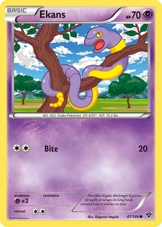 Ekans (47/146) [XY: Base Set]