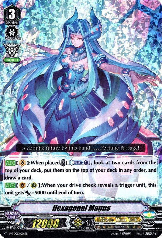 Hexagonal Magus (Parallel Foil) (V-TD05/001EN) [Misaki Tokura]