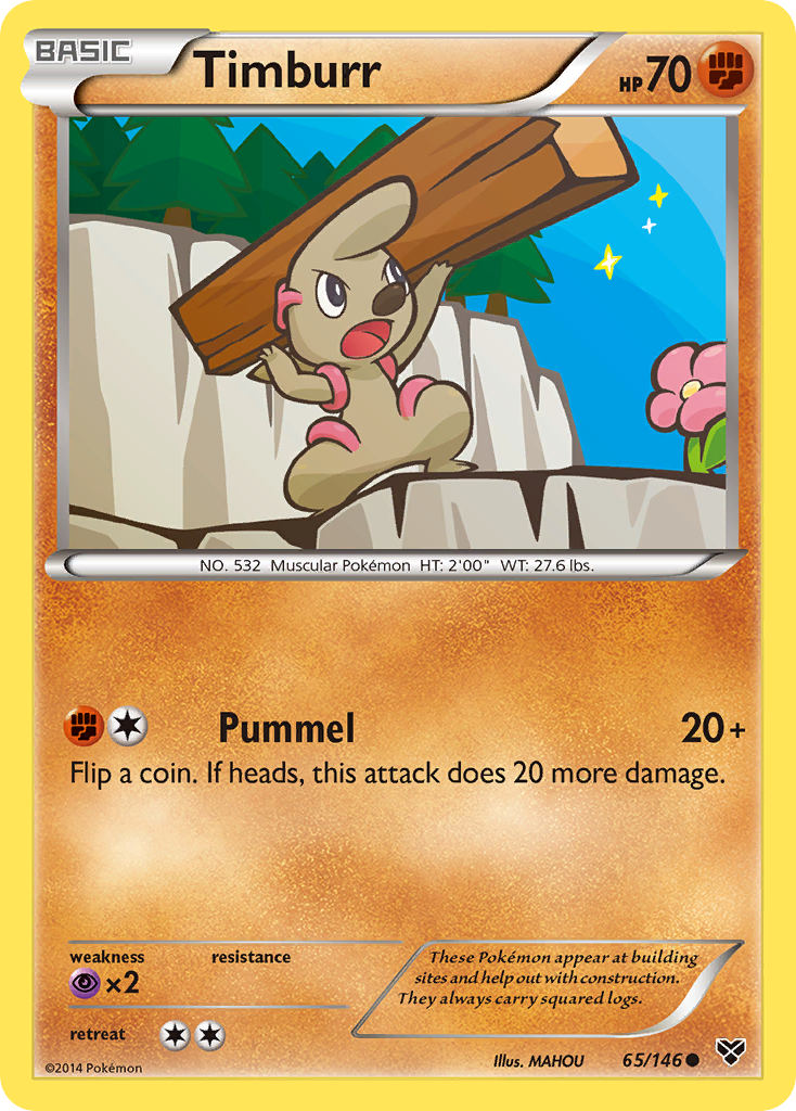 Timburr (65/146) [XY: Base Set]