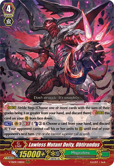 Lawless Mutant Deity, Obtirandus (V-SS09/148EN) [Revival Selection]