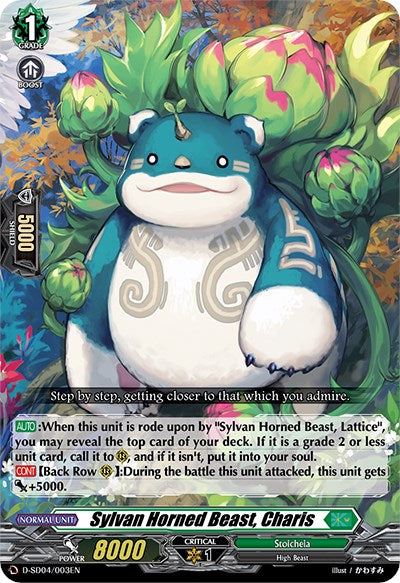 Sylvan Horned Beast, Charis (D-SD04/003EN) [Megumi Okura: Sylvan King]