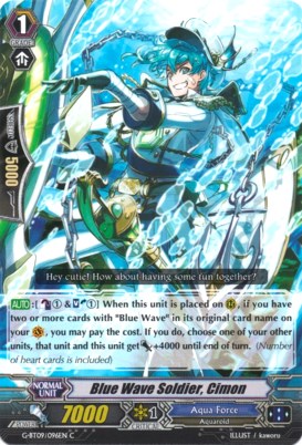 Blue Wave Soldier, Cimon (G-BT09/096EN) [Divine Dragon Caper]