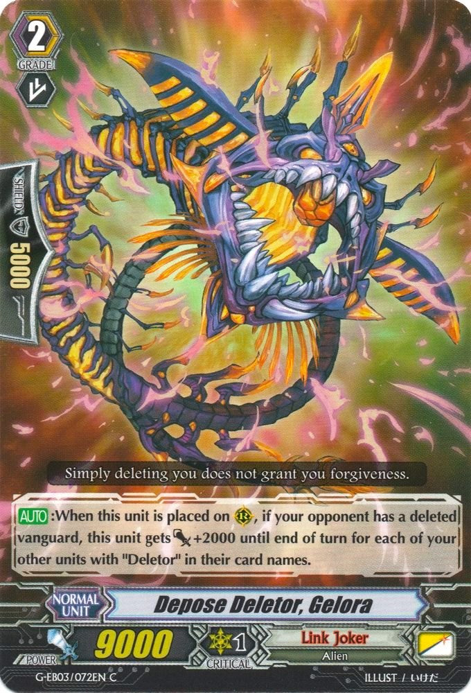 Depose Deletor, Gelora (G-EB03/072EN) [The GALAXY STAR GATE]