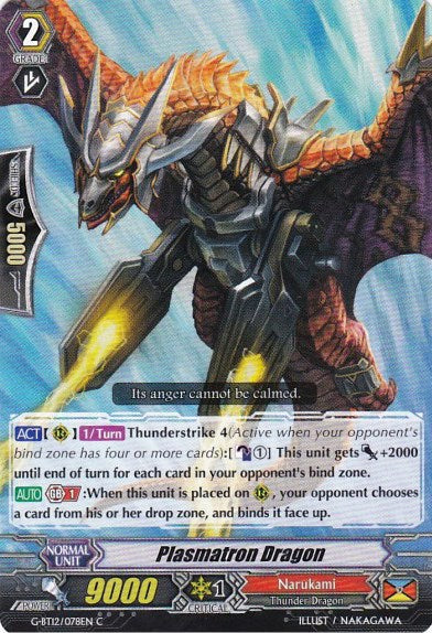 Plasmatron Dragon (G-BT12/078EN) [Dragon King's Awakening]