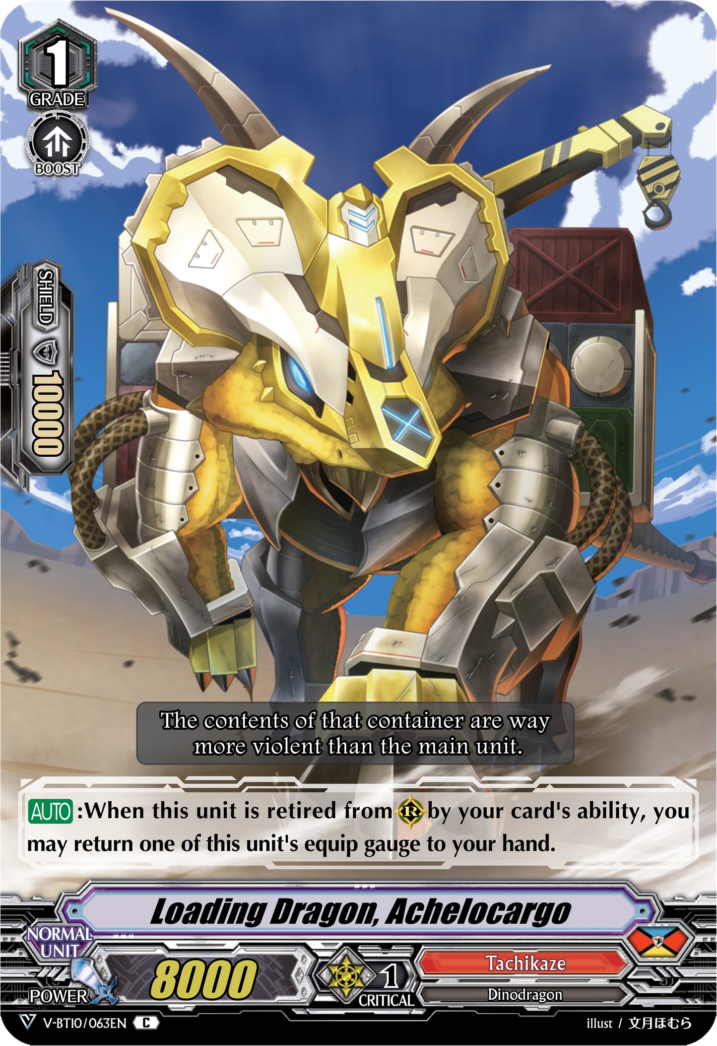 Loading Dragon, Achelocargo (V-BT10/063EN) [Phantom Dragon Aeon]