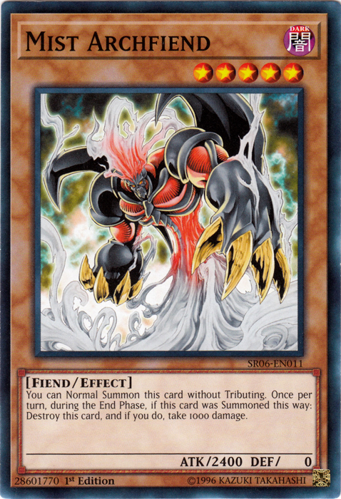 Mist Archfiend [SR06-EN011] Common