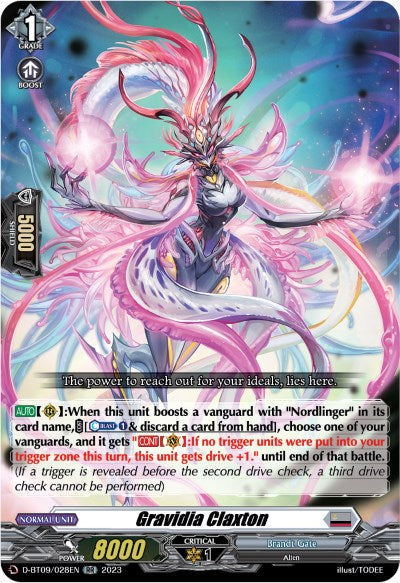 Gravidia Claxton (D-BT09/028EN) [Dragontree Invasion]