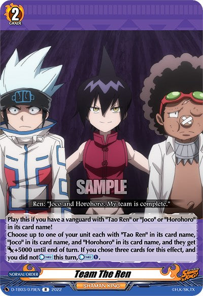 Team The Ren (D-TB03/079EN) [Shaman King]