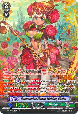 Ranunculus Flower Maiden, Ahsha (G-BT08/S35EN) [Absolute Judgment]
