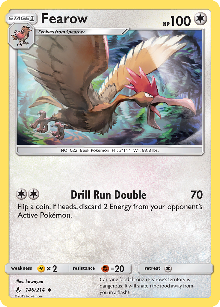 Fearow (146/214) [Sun & Moon: Unbroken Bonds]