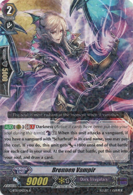 Brennen Vampir (G-BT11/042EN) [Demonic Advent]