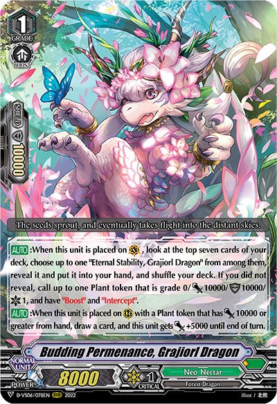 Budding Permenance, Grajiorl Dragon (D-VS06/078EN) [V Clan Collection Vol.6]