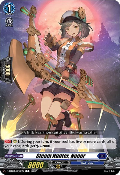 Steam Hunter, Nanur (D-BT04/080EN) [Awakening of Chakrabarthi]